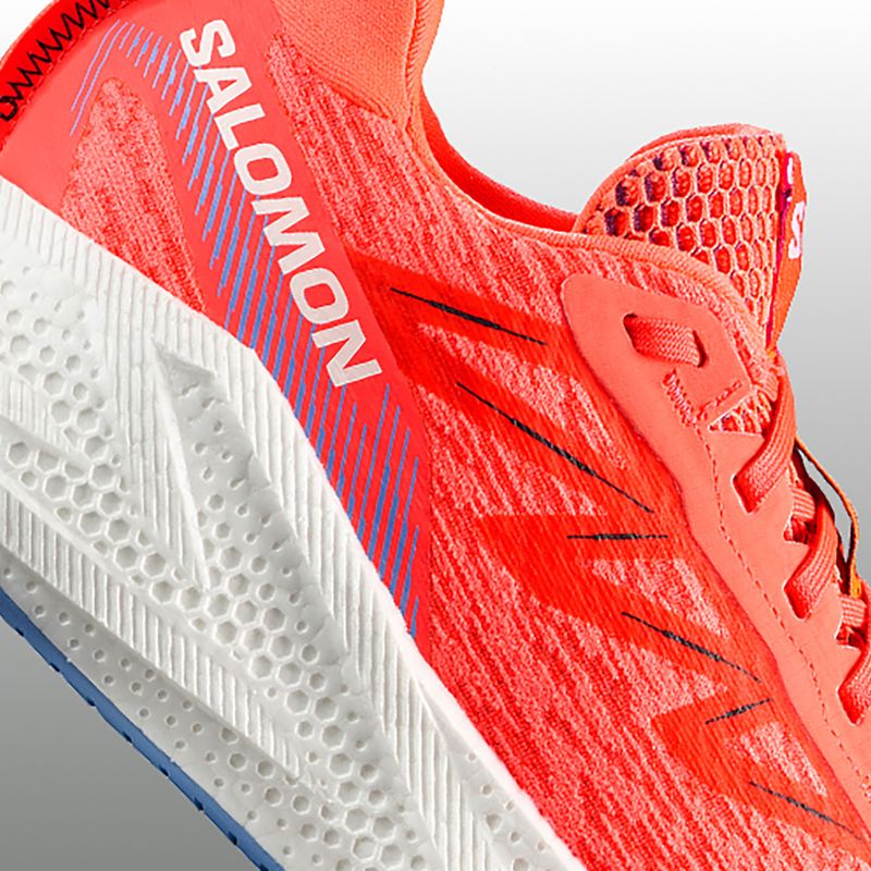 Кросівки для бігу чоловічі Salomon Aero Glide 4 neon flame/white/persia 8