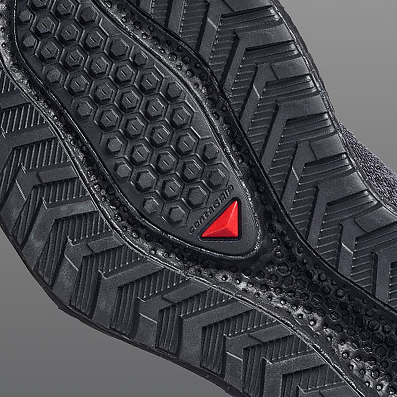 Кросівки для бігу чоловічі Salomon Aero Glide 4 GRVL black/asphalt/black 6