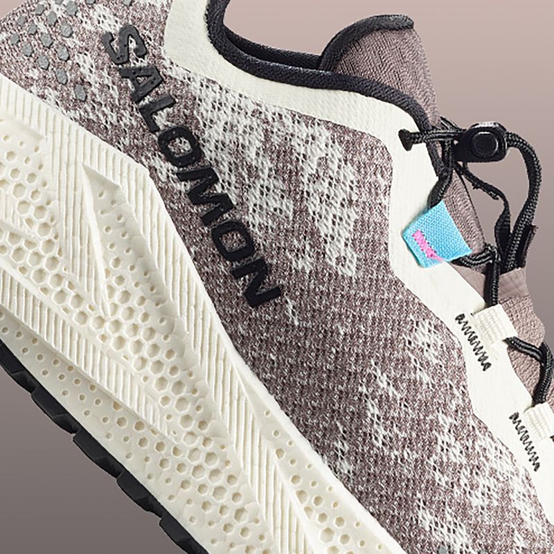 Кросівки для бігу чоловічі Salomon Aero Glide 4 GRVL vanilla ice/black/iron 4