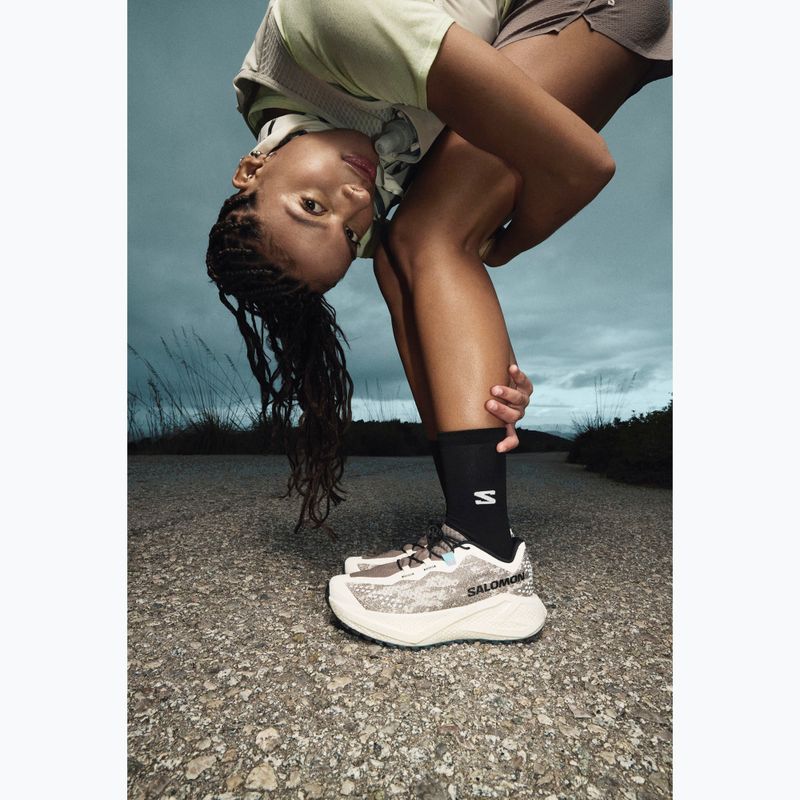 Кросівки для бігу жіночі Salomon Aero Glide 4 GRVL vanilla ice/black iron 8