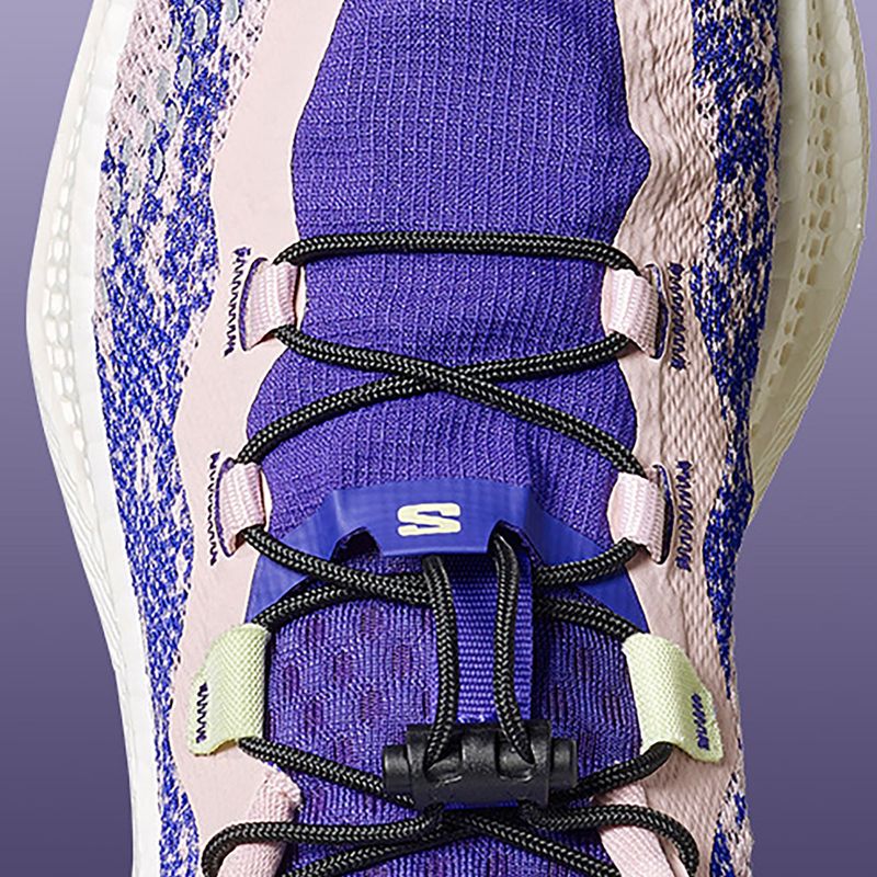 Кросівки для бігу жіночі Salomon Aero Glide 4 GRVL shadow gray/deep blue/butterfly 5