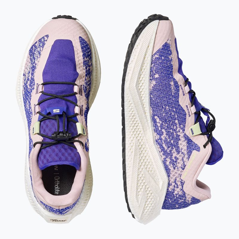 Кросівки для бігу жіночі Salomon Aero Glide 4 GRVL shadow gray/deep blue/butterfly 7