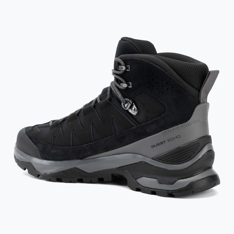 Черевики трекінгові чоловічі Salomon Quest Echo GTX black/clrock/black 3