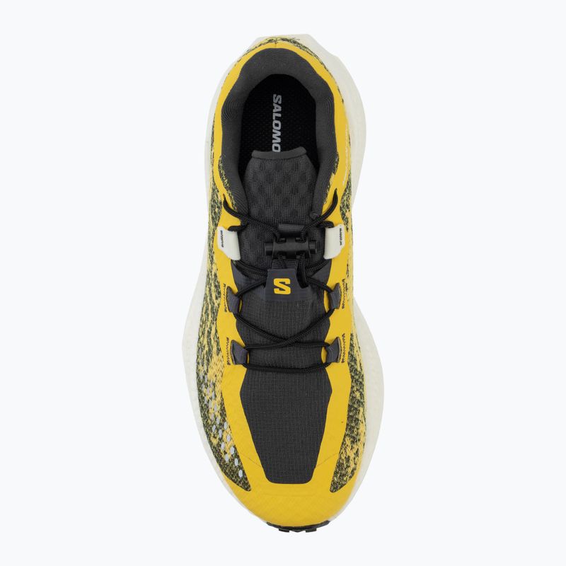 Кросівки для бігу жіночі Salomon Aero Glide 4 GRVL beach ball/asphalt/vanilla ice 5