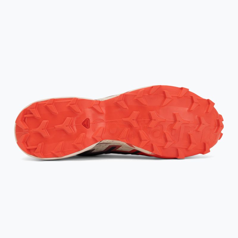 Кросівки для бігу чоловічі Salomon Speedcross 6 black/fiery red/almond milk 4