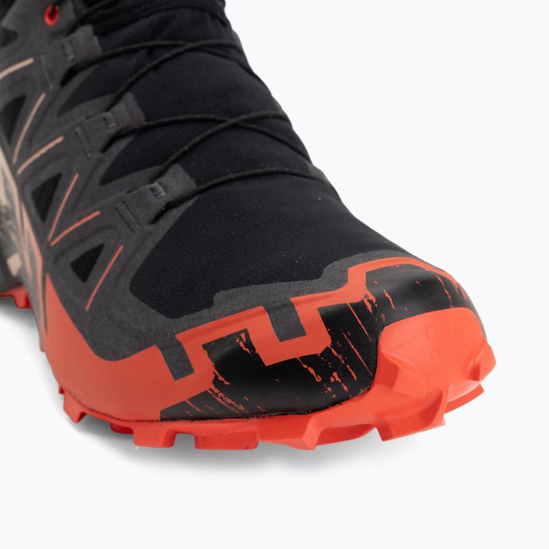 Кросівки для бігу чоловічі Salomon Speedcross 6 GTX black/fiery red 7