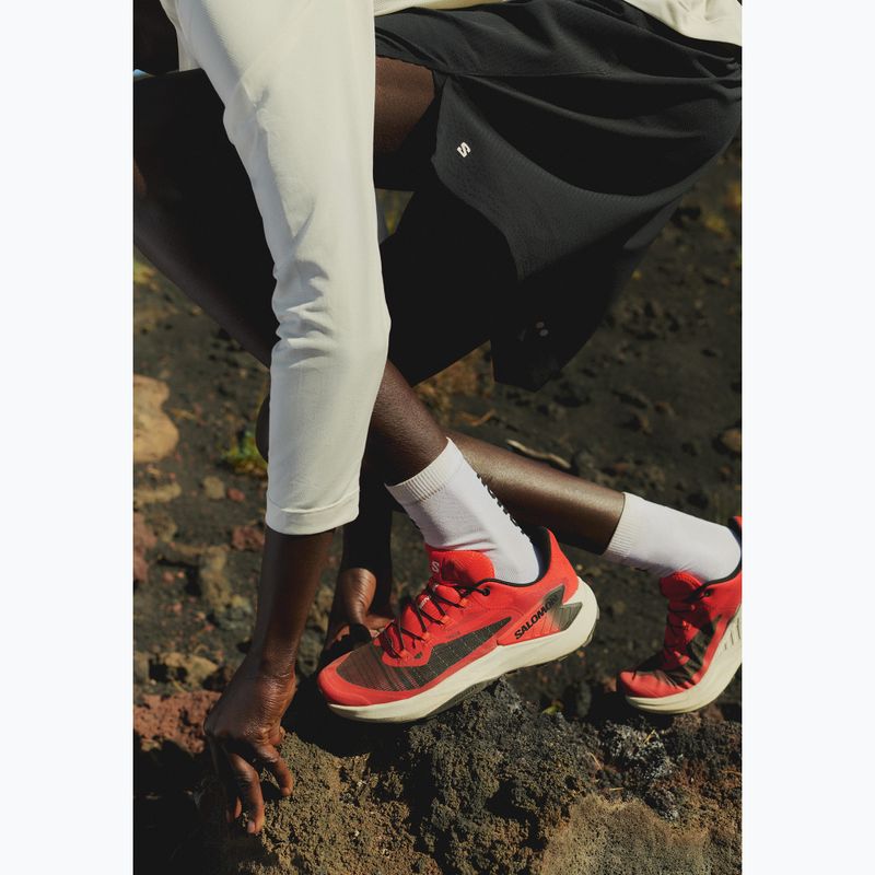Кросівки для бігу чоловічі Salomon Genesis fiery red/lava falls/black 9