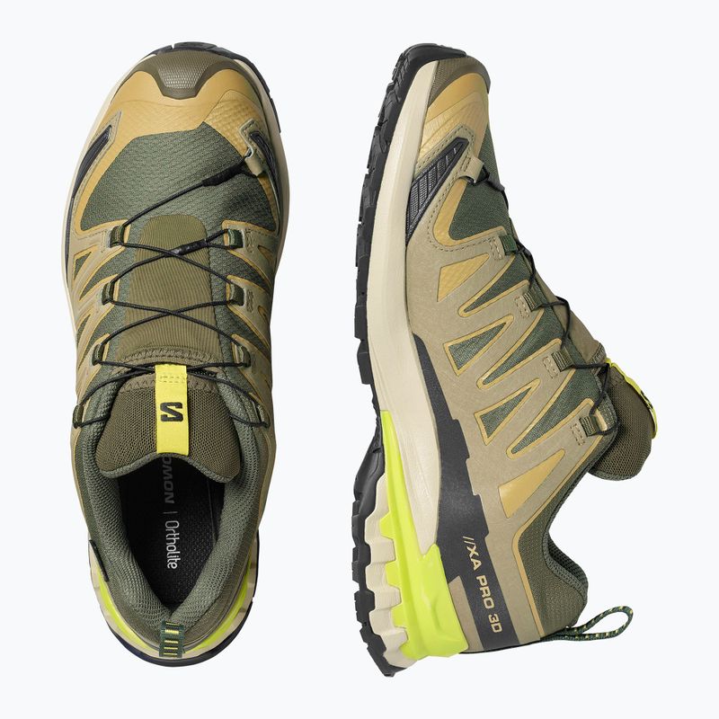 Кросівки для бігу чоловічі Salomon XA Pro 3D V9 GTX grape leaf/aloe 3