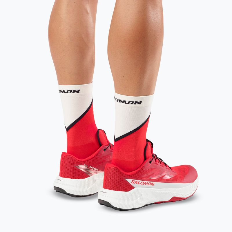 Кросівки для бігу чоловічі Salomon Pulsar fiery red/vanilla ice/black 8