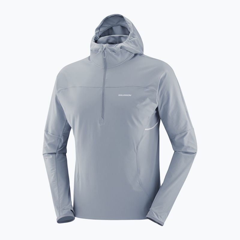 Куртка для бігу чоловіча Salomon Sense Aero Hybrid Half Zip Hooded trade winds 7