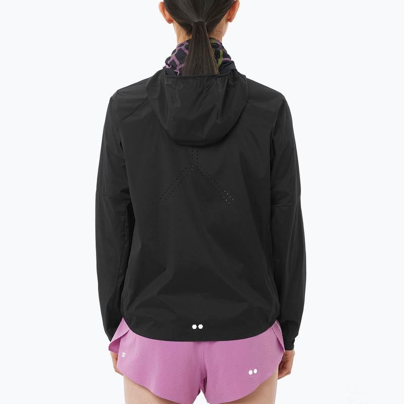 Куртка для бігу жіноча Salomon Sense Aero Wind black 2