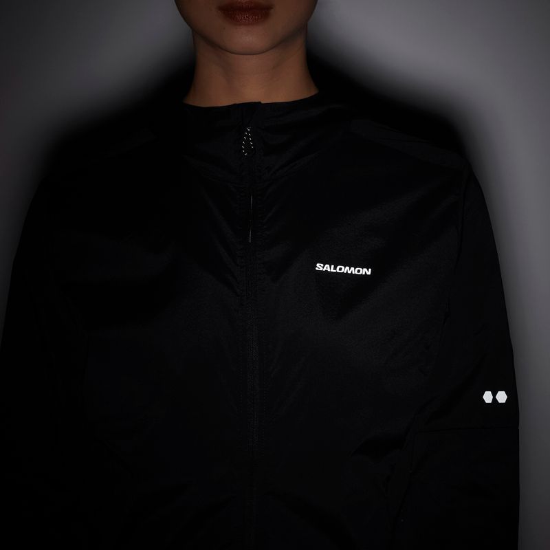 Жіноча куртка для бігу Salomon Sense Aero Wind black 5