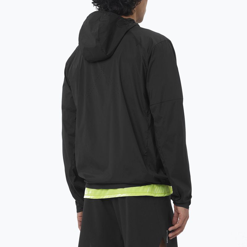 Чоловіча куртка для бігу Salomon Sense Aero Wind black 2