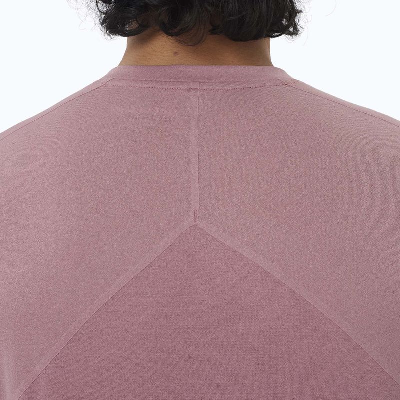 Футболка для бігу чоловіча Salomon Sense Aero SS Tee GFX dusky orchid 3