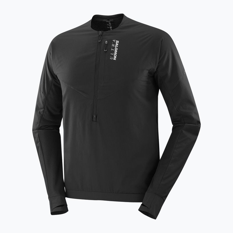Кофта для бігу чоловіча Salomon Ultra Fleece Deep Black 8