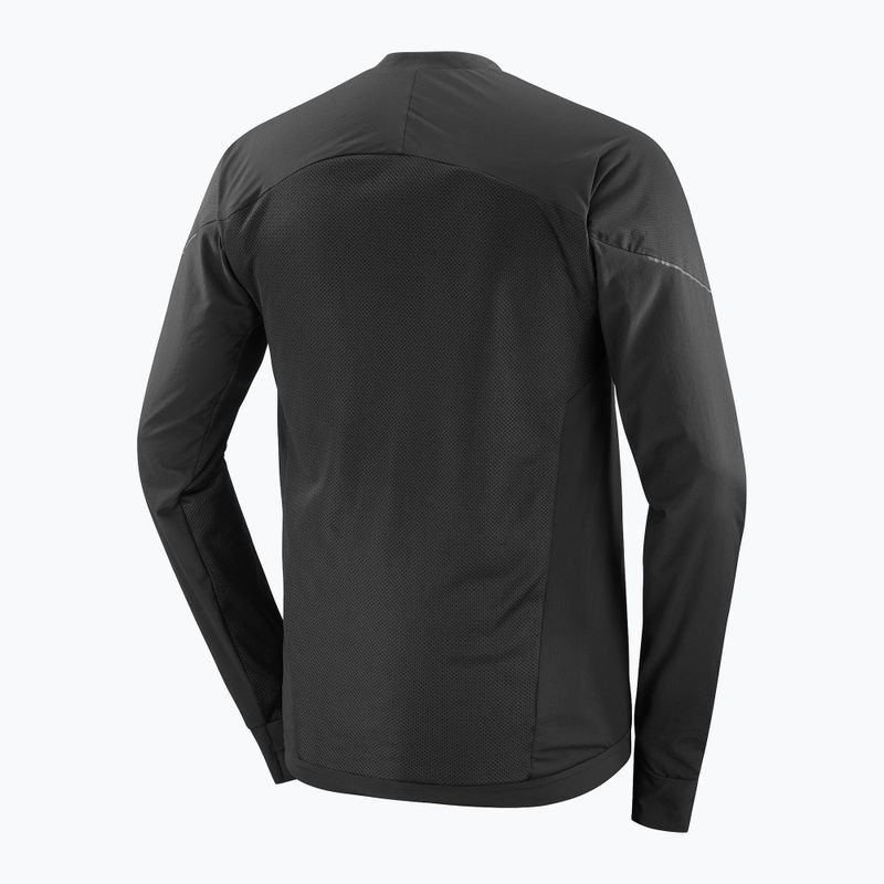 Кофта для бігу чоловіча Salomon Ultra Fleece Deep Black 9