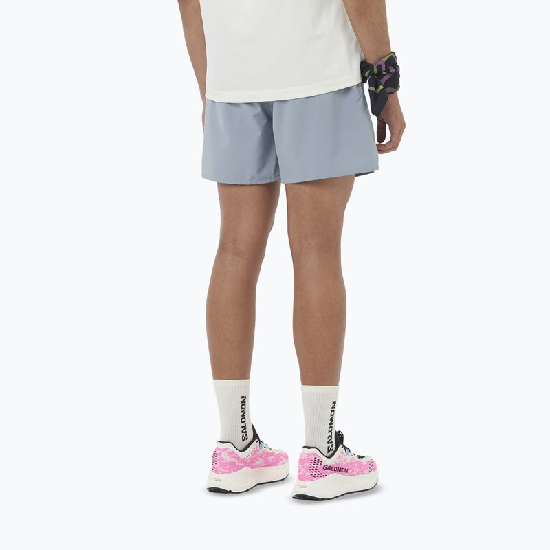 Шорти для бігу чоловічі Salomon SHAKEout Core 5" trade winds 2