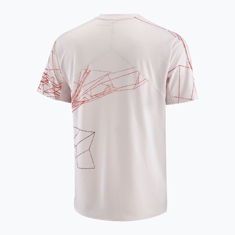 Футболка для бігу чоловіча Salomon S/Lab Speed Tee lilac ash/fiery red 5