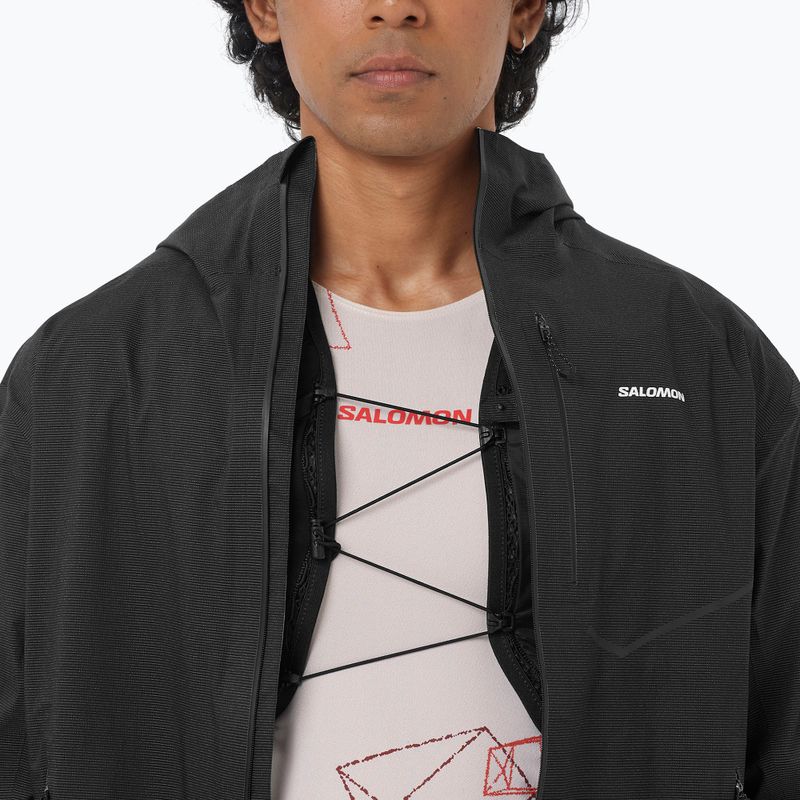 Куртка для бігу чоловіча Salomon S/Lab Bonatti Infinite Jacket deep black 4