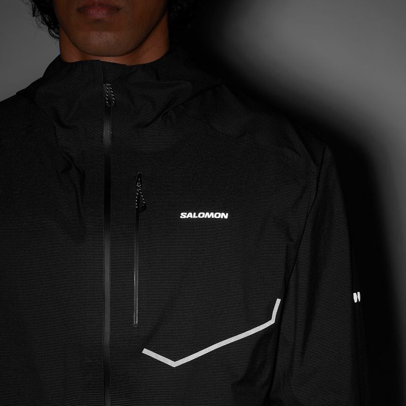 Куртка для бігу чоловіча Salomon S/Lab Bonatti Infinite Jacket deep black 7