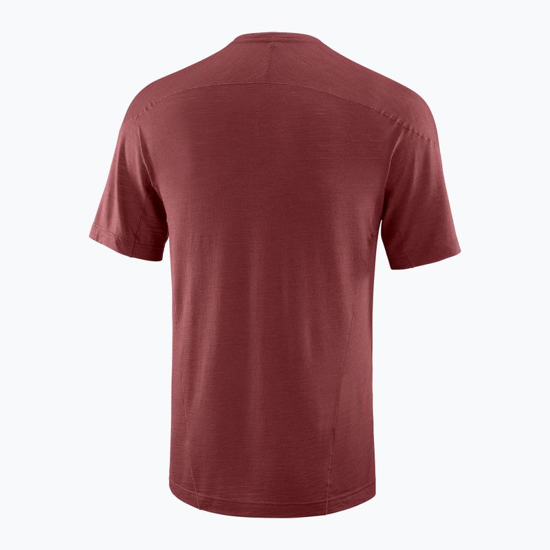 Футболка для бігу чоловіча  Salomon Ultra Tee syrah 6