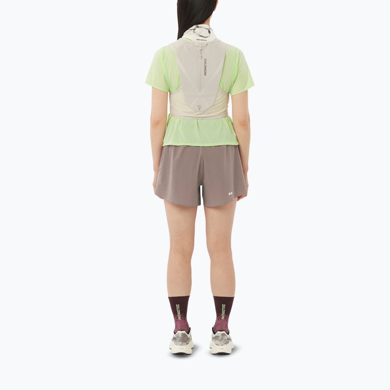 Шорти для бігу жіночі Salomon Sense Aero Stow 4" iron 2