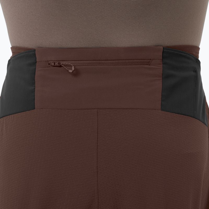 Шорти для бігу чоловічі Salomon Sense Aero Stow 5" coffee bean 5