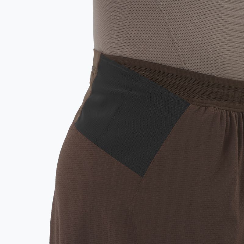 Шорти для бігу чоловічі Salomon Sense Aero Stow 5" coffee bean 6