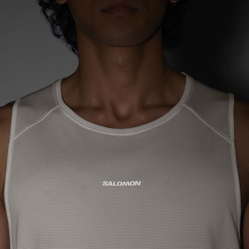 Футболка чоловіча Salomon Shakeout Core whisper white 4