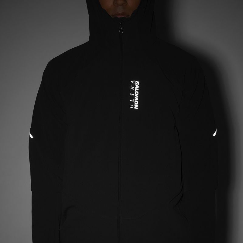 Куртка для бігу чоловіча Salomon Ultra Softshell Jacket deep black 7
