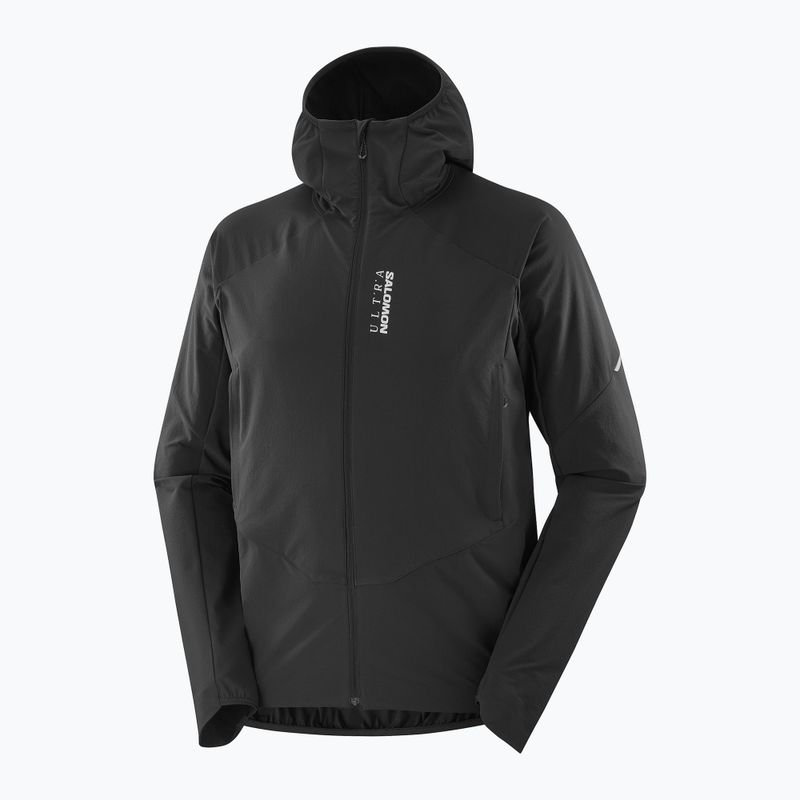 Куртка для бігу чоловіча Salomon Ultra Softshell Jacket deep black 8