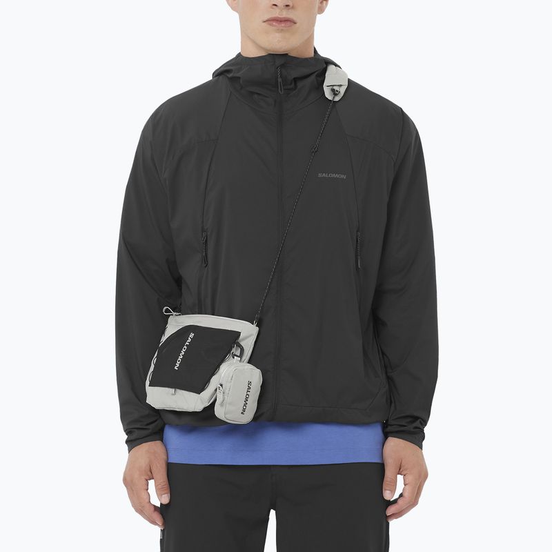 Чоловіча вітрозахисна куртка Salomon Outwind Full Zip deep black