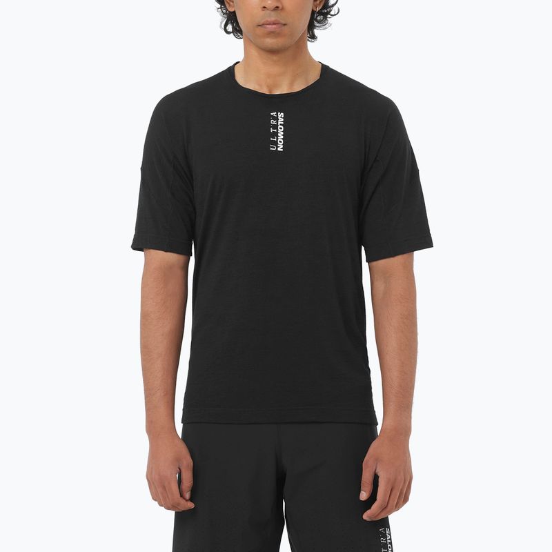 Чоловіча бігова футболка Salomon Ultra Tee deep black