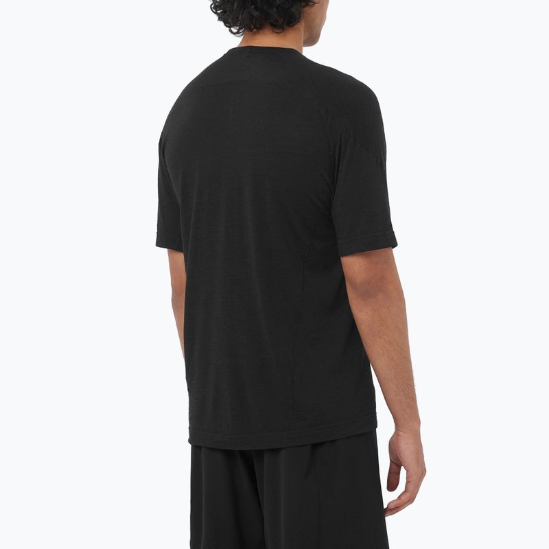 Футболка для бігу чоловіча  Salomon Ultra Tee deep black 2