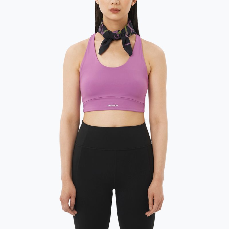 Бюстгальтер для тренувань Salomon SHAKEout Core iris orchid 3