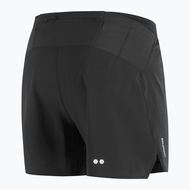 Шорти для бігу чоловічі Salomon Sense Aero Stow 5" deep black 10
