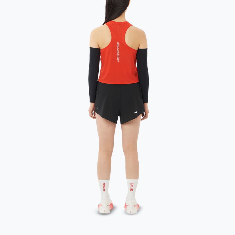 Футболка для бігу жіноча Salomon Sense Aero Short Tank fiery red 2