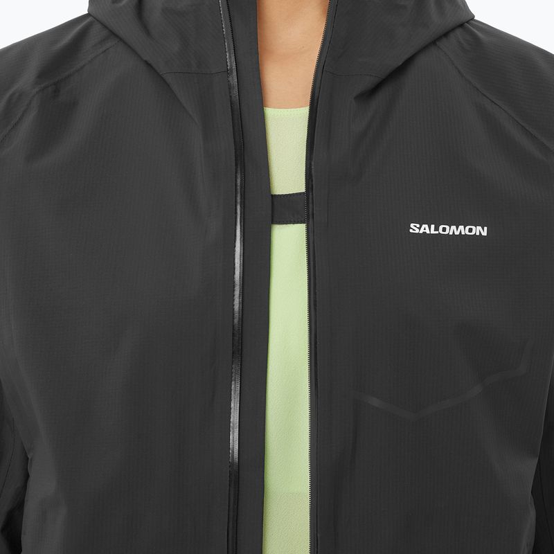 Куртка для бігу жіноча Salomon Bonatti Waterproof deep black 4