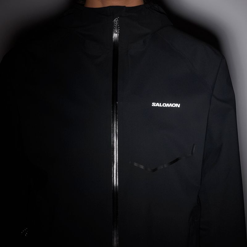Куртка для бігу жіноча Salomon Bonatti Waterproof deep black 9