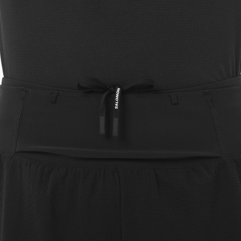 Шорти для бігу чоловічі Salomon Sense Aero 2IN1 5" deep black 3