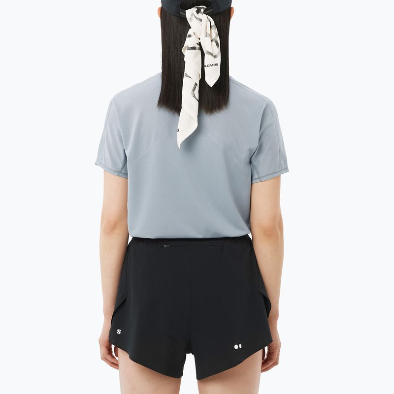 Футболка для бігу жіноча Salomon Sense Aero SS Tee GFX trade winds 2