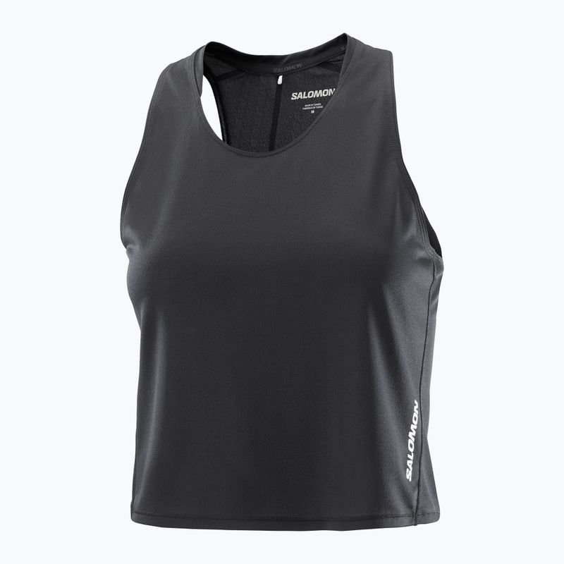 Жіноча бігова футболка Salomon Sense Aero Short Tank deep black 4