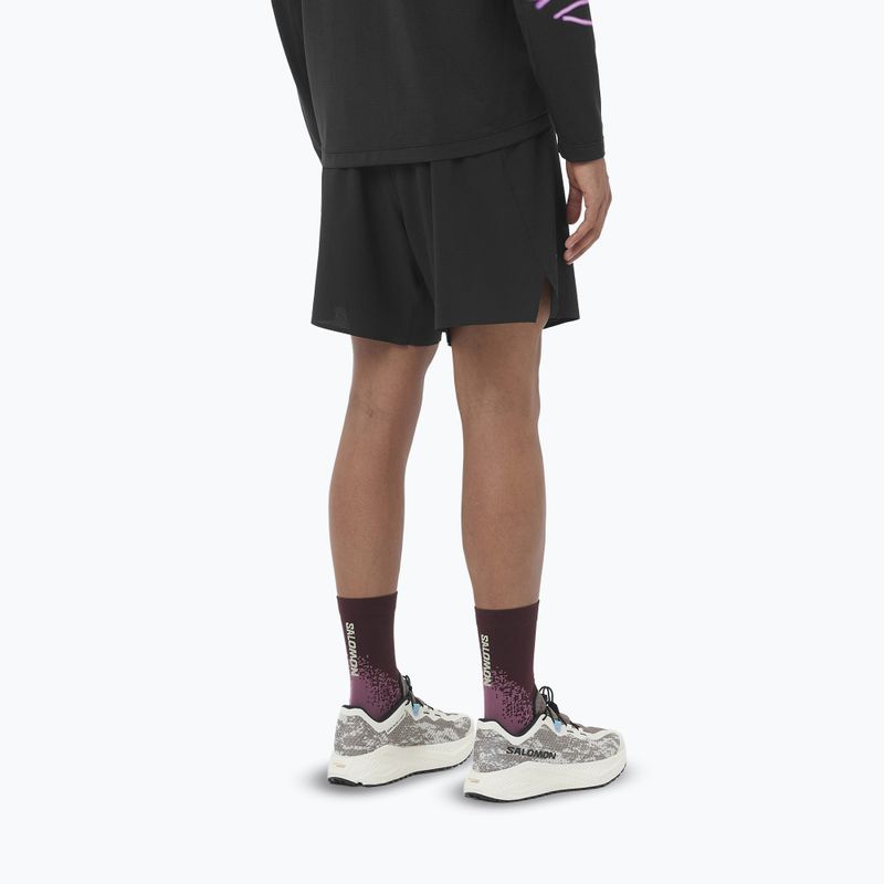 Чоловічі бігові шорти Salomon Sense Aero 7" deep black 2