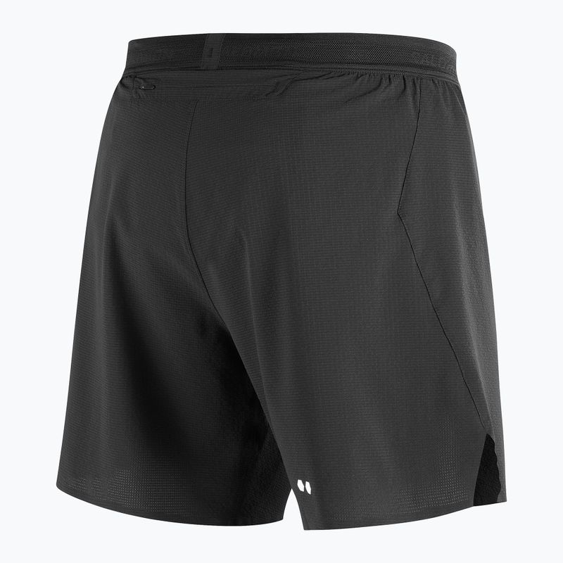 Шорти для бігу чоловічі Salomon Sense Aero 7" deep black 8