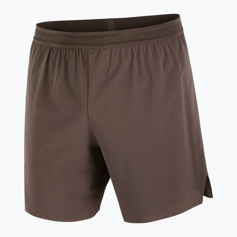 Шорти для бігу чоловічі Salomon Sense Aero 7" coffee bean 5
