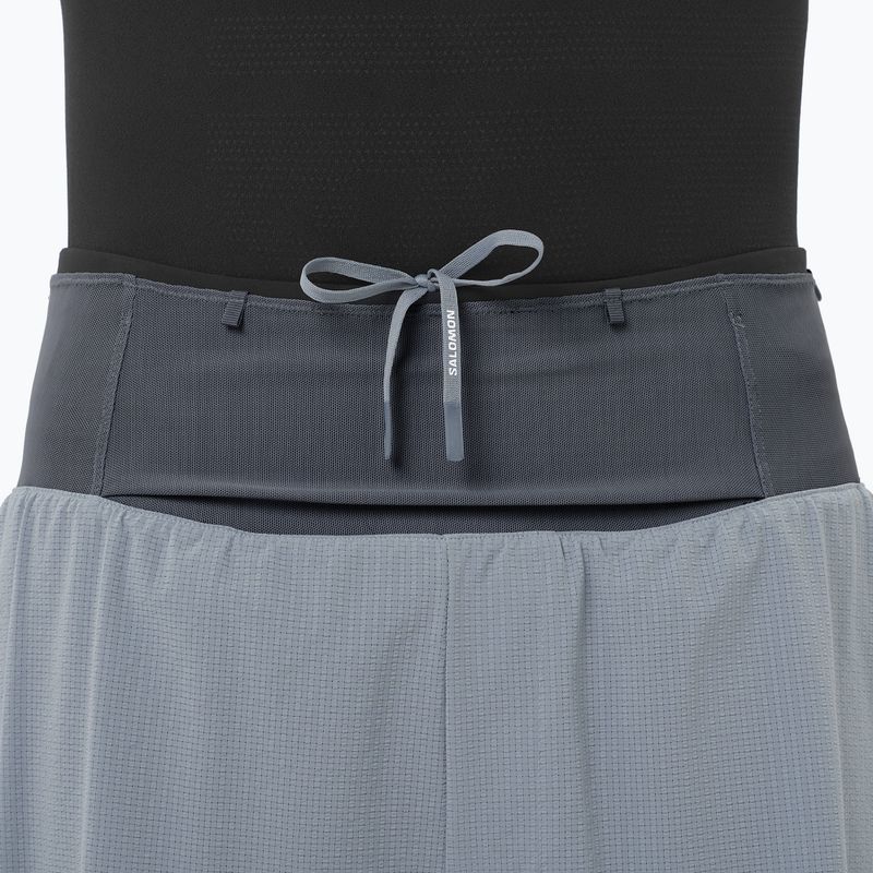 Шорти для бігу чоловічі Salomon Sense Aero 2IN1 5" trade winds 3