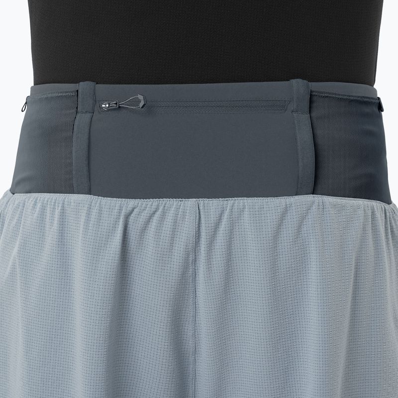 Шорти для бігу чоловічі Salomon Sense Aero 2IN1 5" trade winds 4