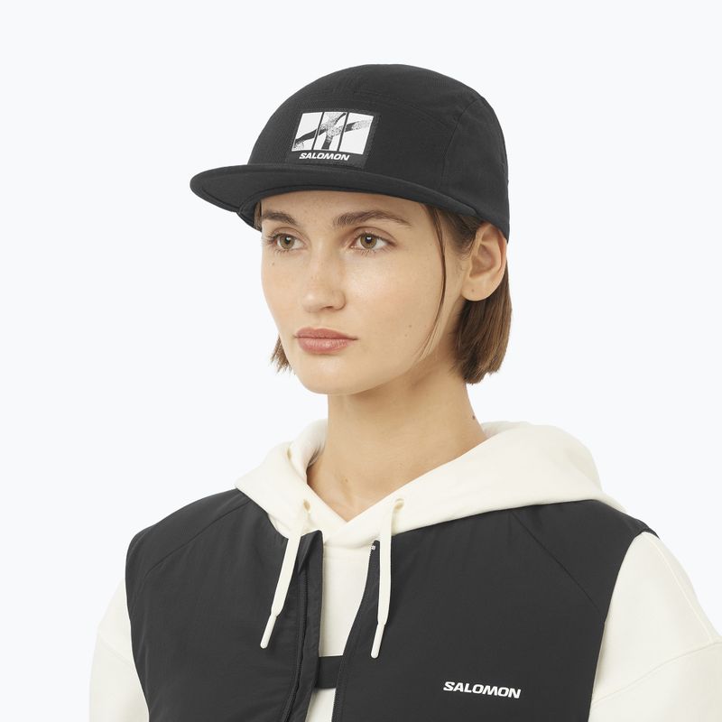 Кепка Salomon Wild Rays 5 Panel deep black 2