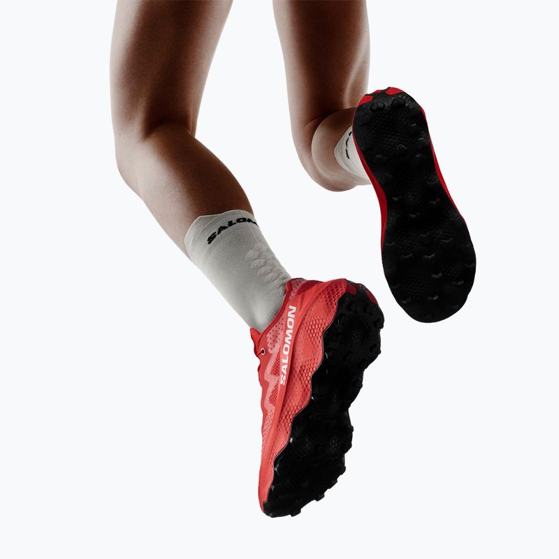 Кросівки для бігу чоловічі Salomon S/LAB Ultra Glide 1.5 white/fiery red/black 8