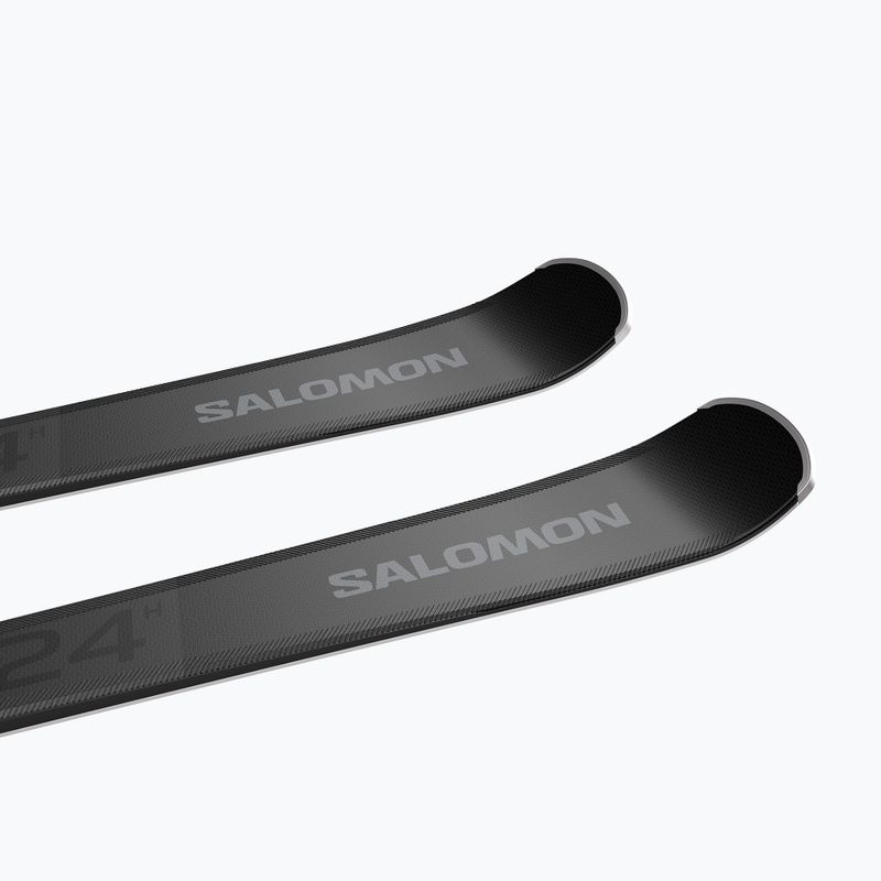 Лижі гірські + кріплення Salomon S/Max 24H + M10 GW black/white 6